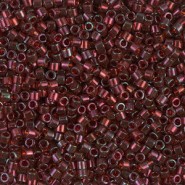 Miyuki delica beads 10/0 - Gold luster transparent red DBM-105